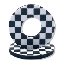 Grip Donuts - BLACK CHECKER for BMX / MX by Flite