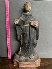 Antique Brazilian Colonial Wood Saint Figures ca. 1800 – Santo do pau oco