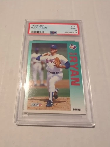 🐐 1992 Fleer #320 Nolan Ryan PSA 9 (MINT)