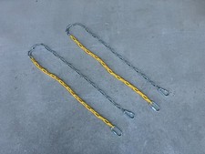 Playground 6 ft. Swing Chain with Rubber Coating Quick Connectors Set of 2