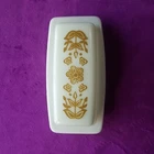 Vintage Pyrex 72-B Butterfly Gold Milk Glass Covered Butter Dish 1970s MCM