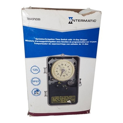 Intermatic T8845PVD89 Sprinkler Irrigation Timer 125V/24V 14-Day Skipper NEMA 3R