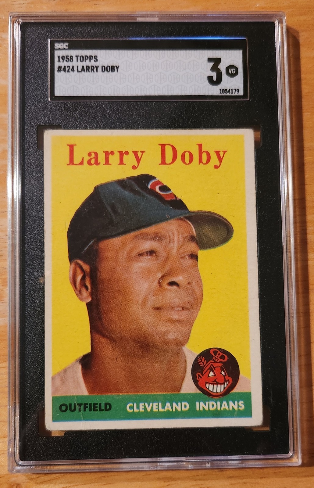 1958 Topps Larry Doby #424 Cleveland Indians SGC 3