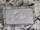 1 troy oz .999 Fine Silver USA Buffalo Silver Bar with Case
