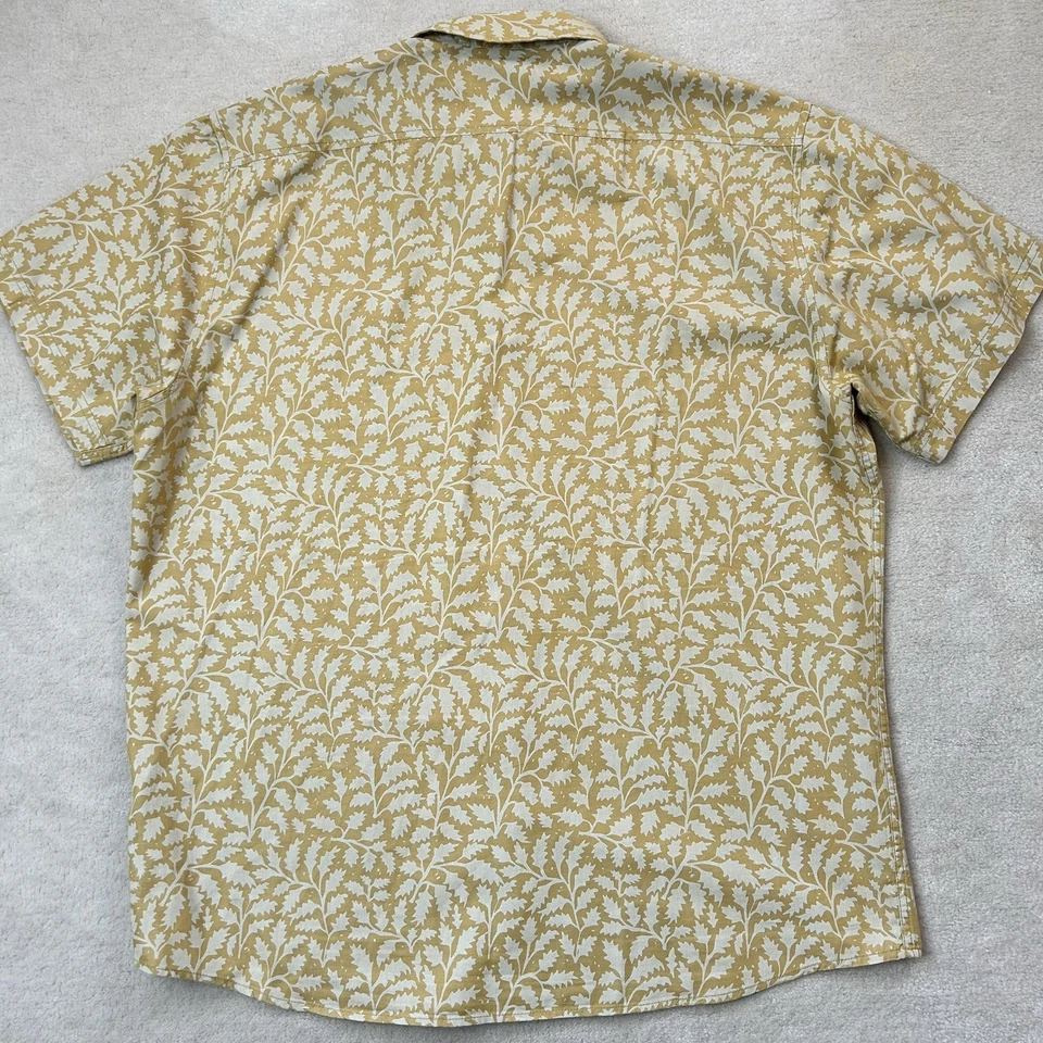 Howler Brothers Mansfield Shirt Mens XL Button Up Performance Leafy Litho - Image 3 of 4