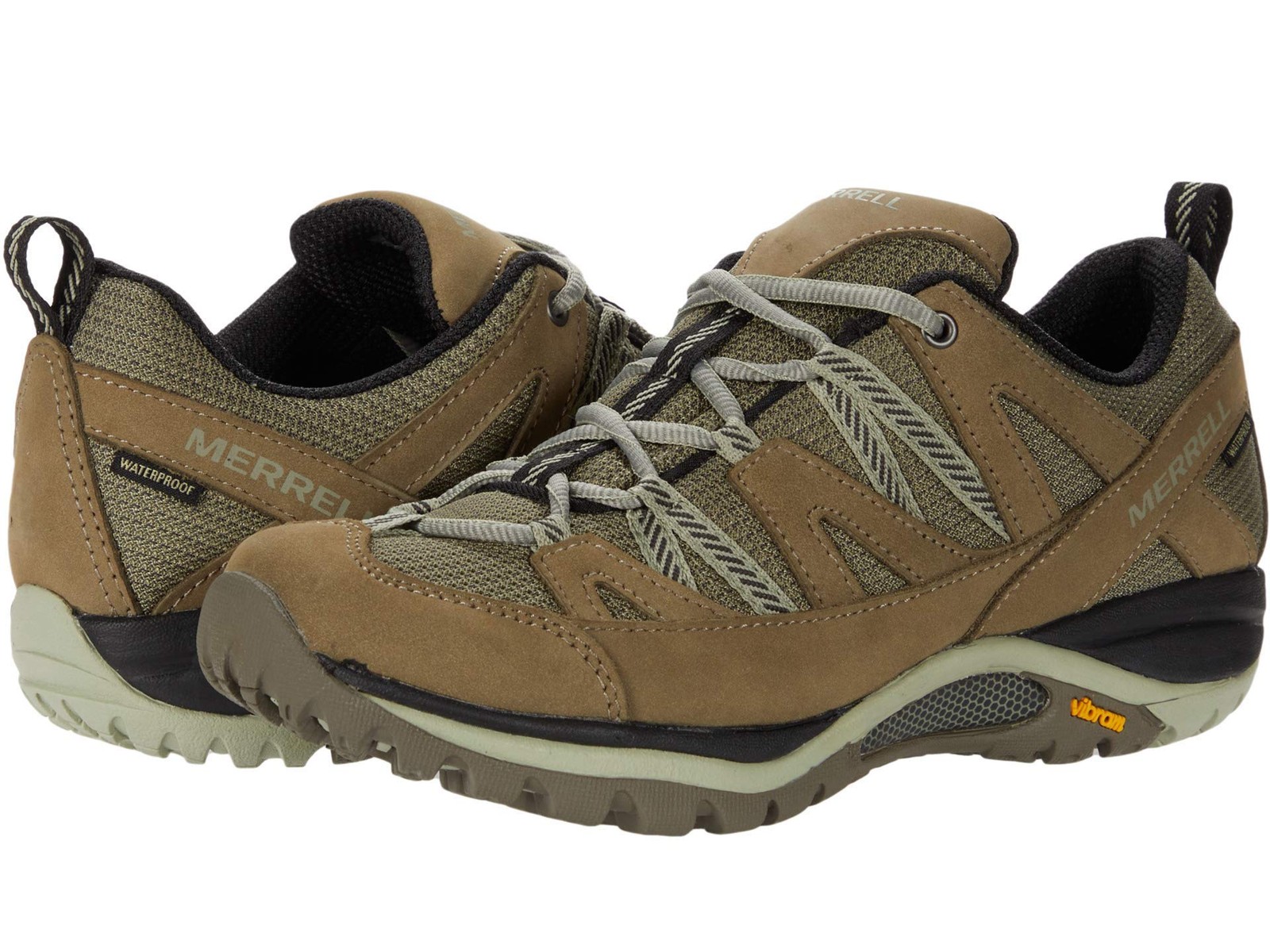 Merrell Donna Siren Sport 3 Scarpa da Escursionismo Impermeabile Brindle Tè 11 US