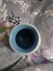 Giftco Ceramic "Grandma" Bud Vase White/Blue Stars w/ Gingham Bow, Glossy — photo 5