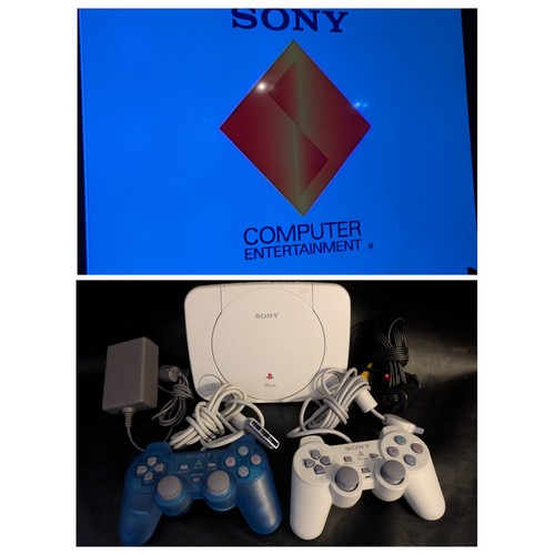 Sony PLAYSTATION Ps 1 Un Console Pack 2 Contrôleurs Puissance Câbles Actif - Photo 1 sur 9