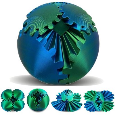 Innovative Gear Sphere - Stressabbau Fidget Toy, 8x8x8 cm für alle Altersgruppen