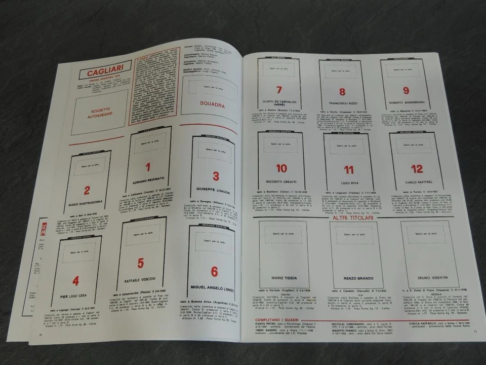 ALBUM CALCIATORI 1966/67 VUOTO + SET COMPLETO FIGURINE. COPY - Immagine 3 di 4