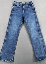 Wrangler Retro Western Cowboy Relaxed Boot Denim Blue Jeans Boys Size 12 Slim