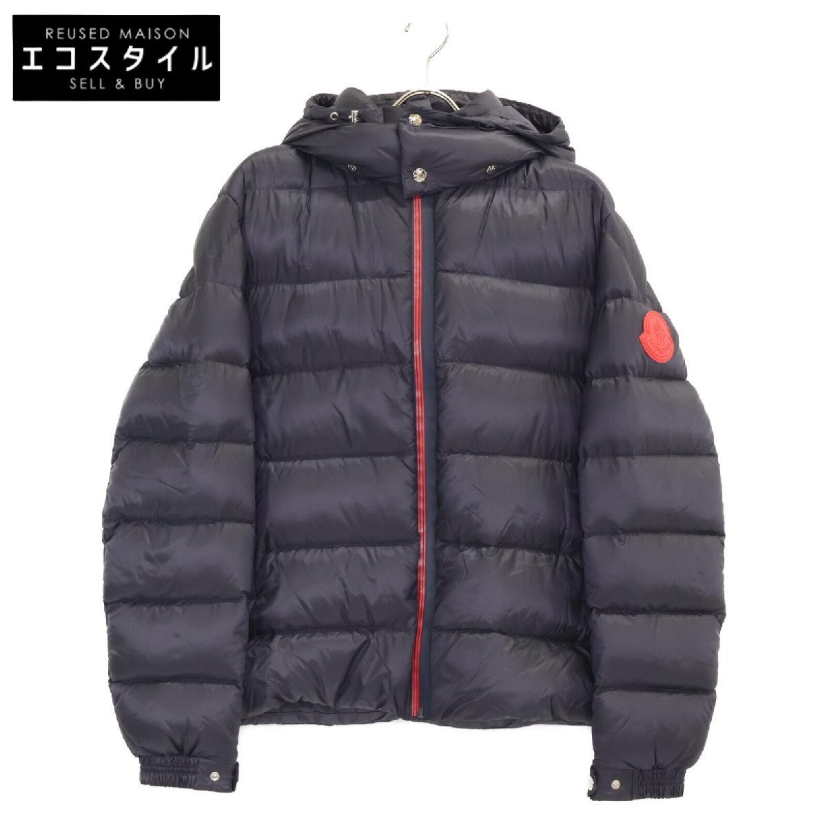 MONCLER ARVES down jacket size 4 black men s