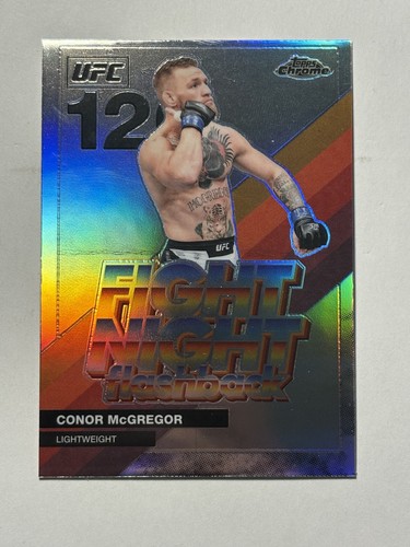 2026 Topps Chrome UFC - Fight Night Flashback Conor McGregor #FNF-12