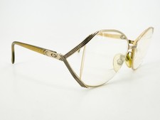 Vtg Christian Dior 2227 Sunglasses FRAMES 48 Brown 55 16-110 Gold Austria M366