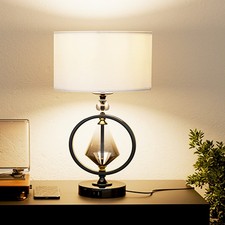 Touch Control Desk Lamp Dimmable LED Diamond Table Lamps Bedroom Nightstand Lamp