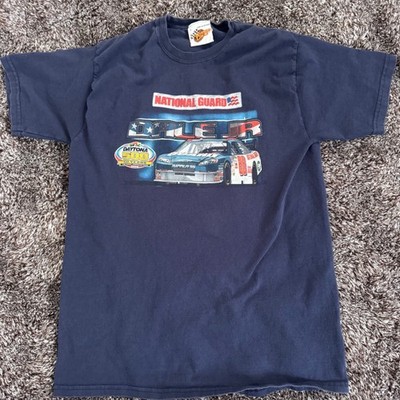Dale Jr National Guard Daytona 500 Racing Graphic T Shirt Large