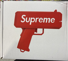 Supreme Red Cash Gun Toy - Supreme Logo Gun Graphic Item in Box