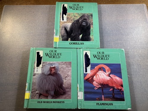 (8) Lot Scholastic Getting To Know Nature’s Children Our Wildlife World Books - Picture 3 of 3