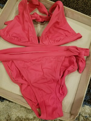 J. crew - two piece bikini bathing suit -Pink- size xs | eBay