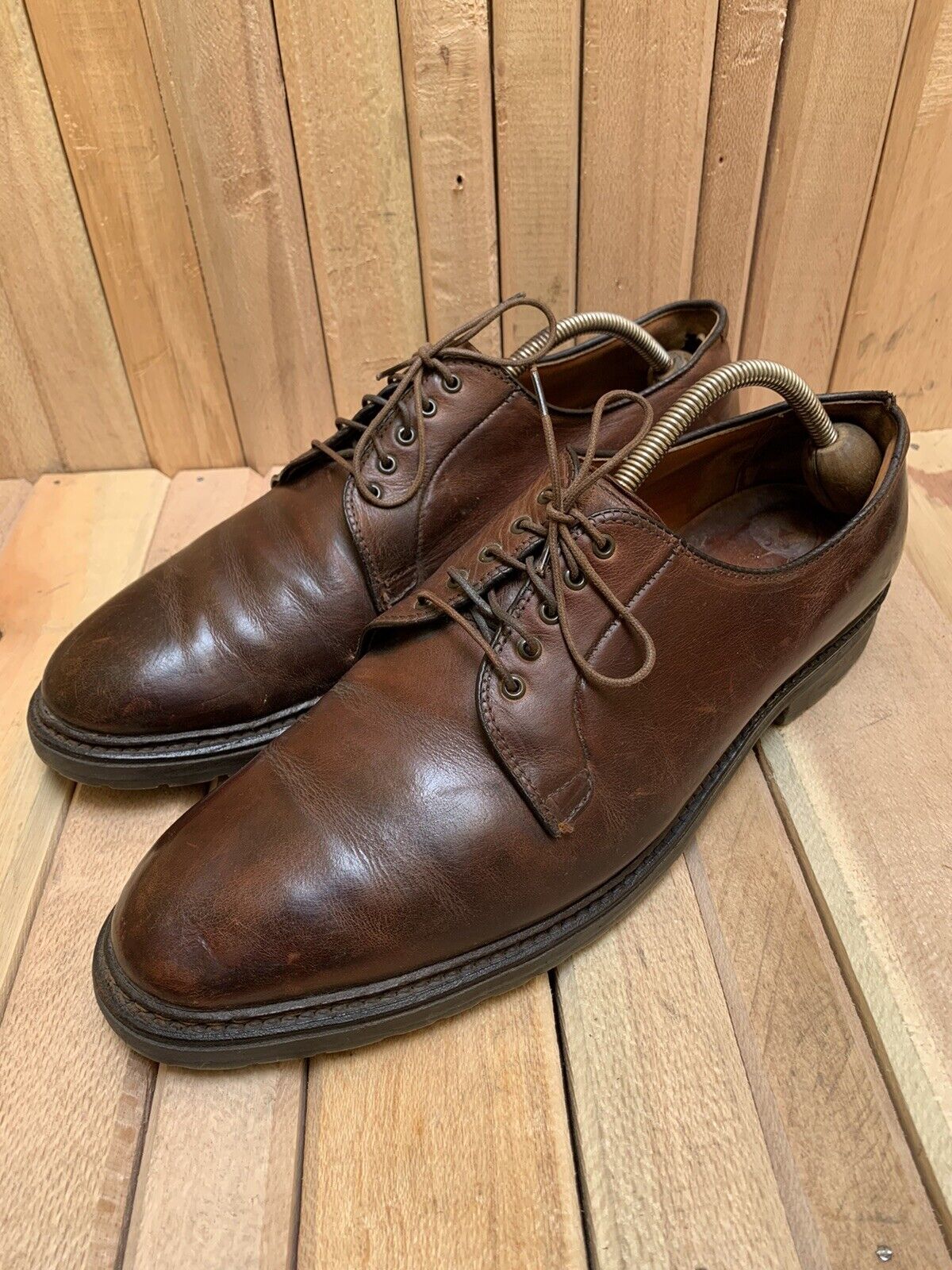 Alden 9432S Brown Chromexcel Plain Toe Blucher