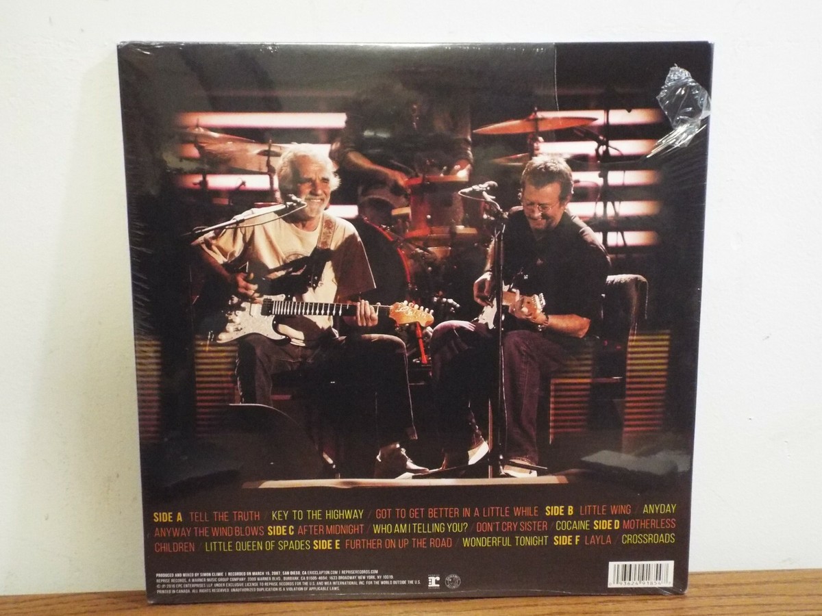 レア Eric Clapton Live in San Diego 3LP ERIC CLAPTON JJ CALE LIVE SET IN SAN DIEGO SEALED 3 LP VINYL ALBUM