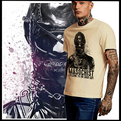 BDSM T-Shirt Bondage Sado Masochist DOM of pleasure Masked Gimp size S-2XL tee