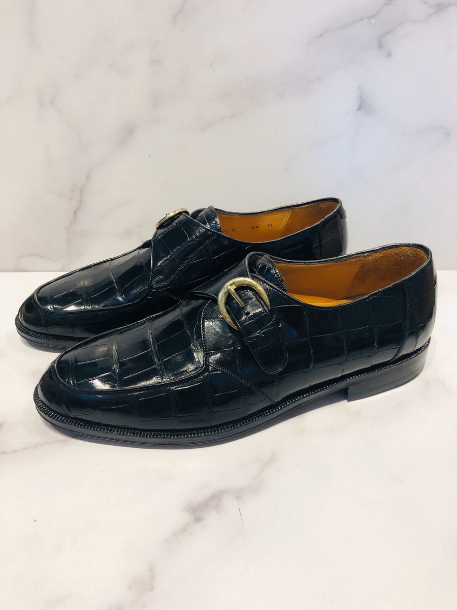 Church\'s Shoes Prima Classe Black Leather Horsebit Loafers, Men\'s Size 7.5 CHURCH main image 2