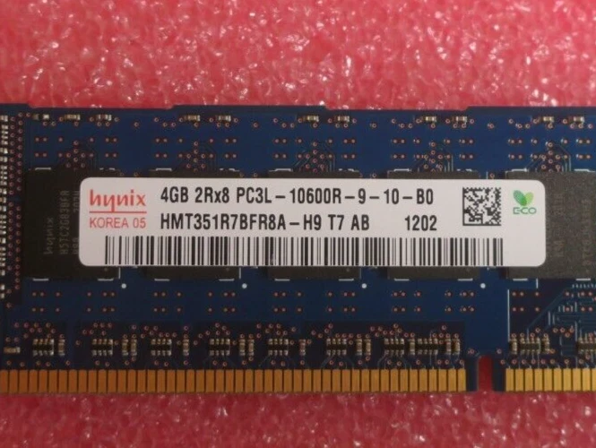 Sun Oracle 4GB 2Rx8 DDR3 PC3L-10600R REG ECC 240-Pin Server Memory RAM 7014642 - Image 2 of 4
