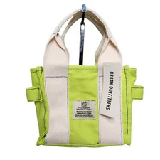 Urban Outfitters BDG Serena Mini Tote Bag Lime Green Detachable Adjustable Strap