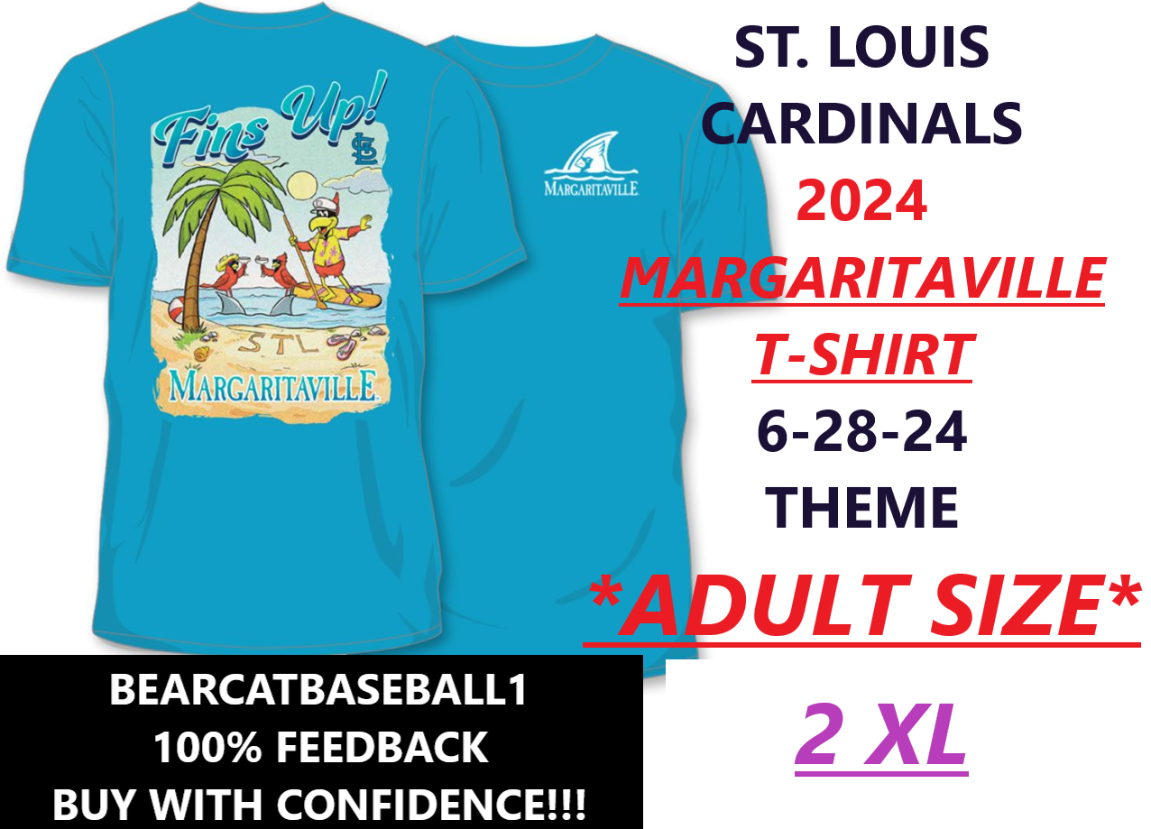 **SIZE 2 XL** ST. LOUIS CARDINALS MARGARITAVILLE TSHIRT THEME 62824