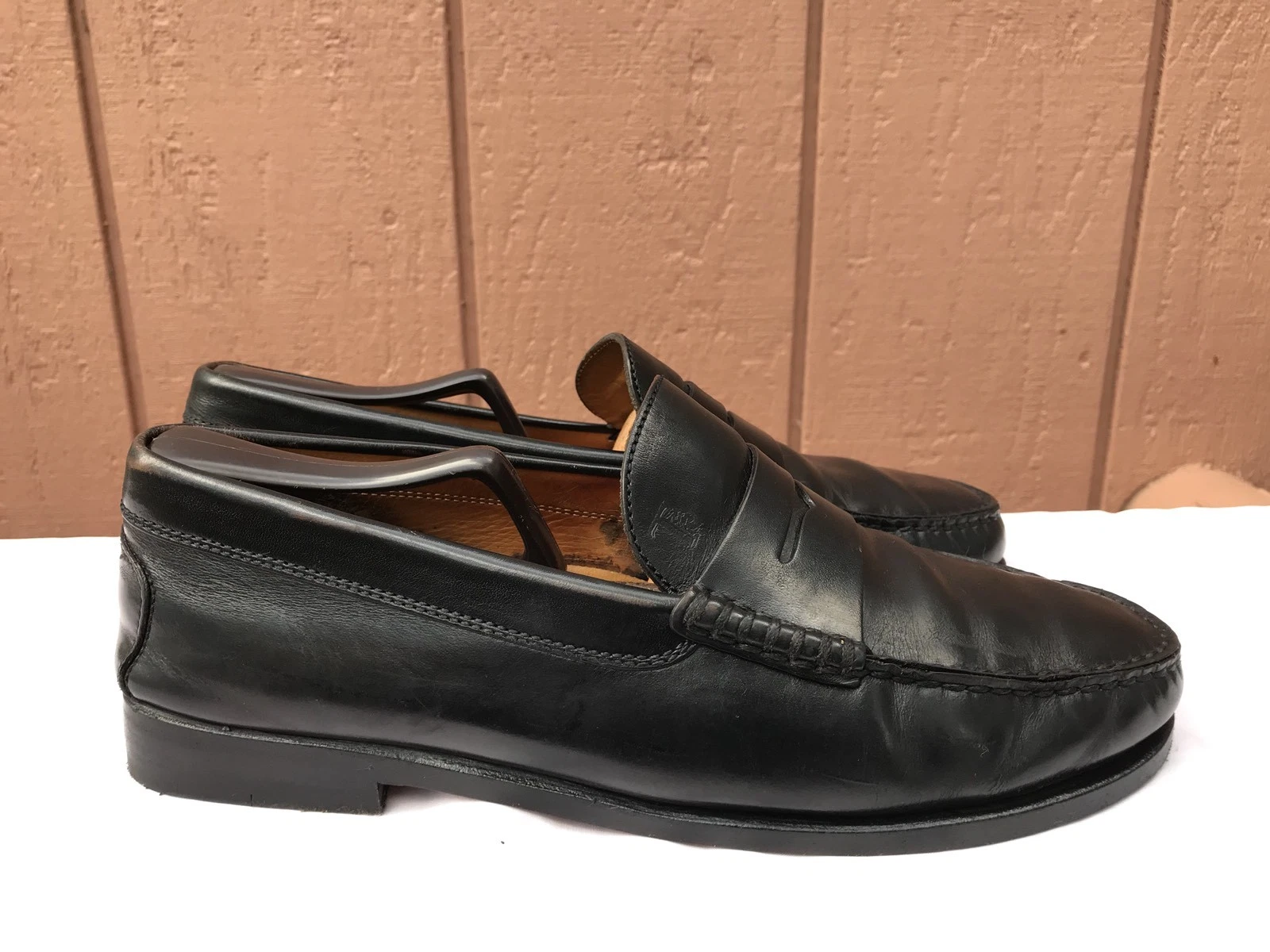 TOD’S Mocassini TOD's Italy da uomo taglia US 8 neri in pelle con slip on eleganti penny