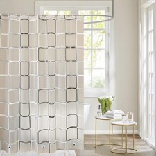 Plastic Shower Liner 72x78 Premium PEVA 5G Waterproof with Grommets 3 Magnets