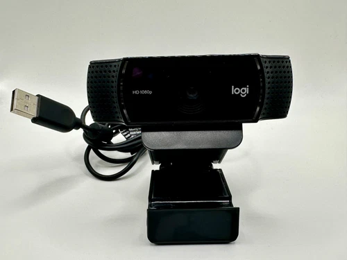 Logitech C920S HD Pro Webcam Full HD 1080p/30fps Video Calling - Black
