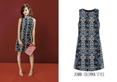 princess polly baby blue dress Chaumet glows in London with Jenna Coleman, Laura Haddock, Amelia Windsor,  Mia Regan
