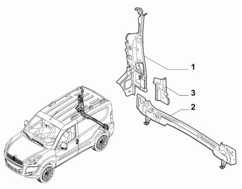 Ruitenwisser Scuttle Panel, Auto Ruitenwisser Scuttle Panel Cover Trim Rechts 735452712 Vervanging voor 500 2009-2021