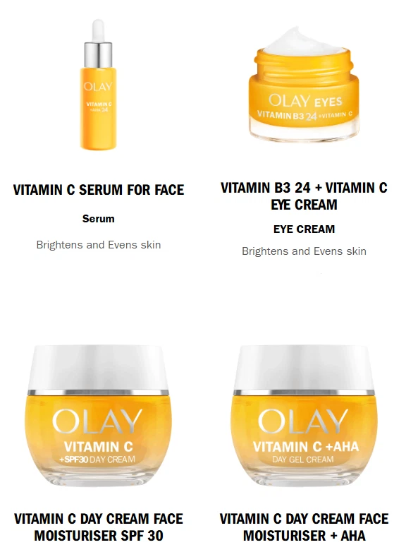 Olay Vitamin C - Choice your Product- Refill New Packing