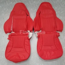 Best fit for C5 Corvette Sports seat cover Genuine Leather ; Red