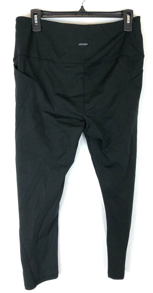 Женские черные леггинсы капри с высокой талией Jockey размер L - Изображение 2 из 2