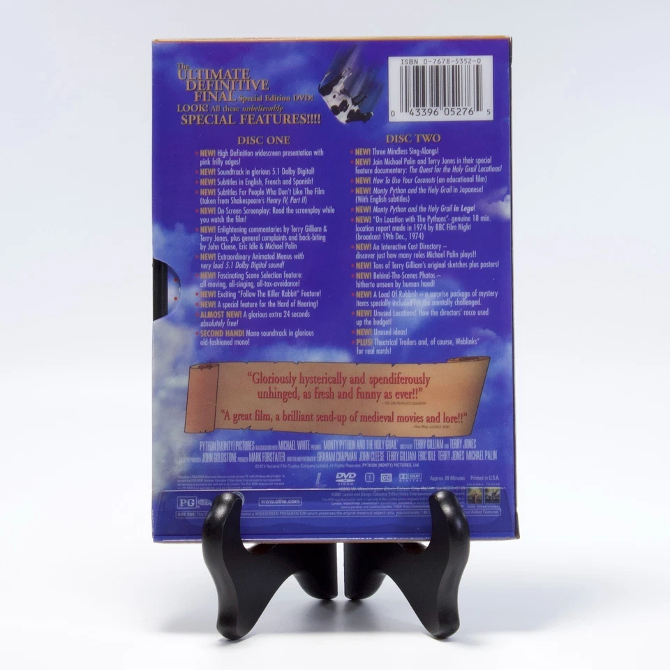 Monty Python Holy Grail DVD 2001 Special Edition  Original Packaging - Image 2 of 4