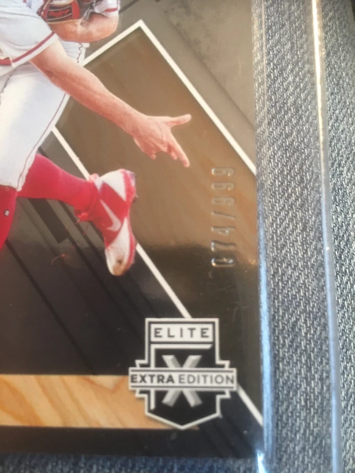 2019 Elite Extra Edition Base #171 Thad Ward SILVER #74/999 - Boston Red Sox - Image 2 of 3