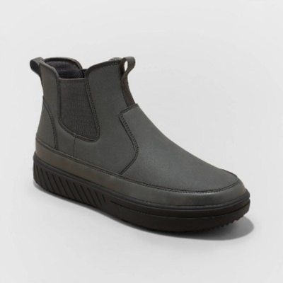Goodfellow Mens Otis Chelsea Waterproof Winter Gray Boots Men main image 4