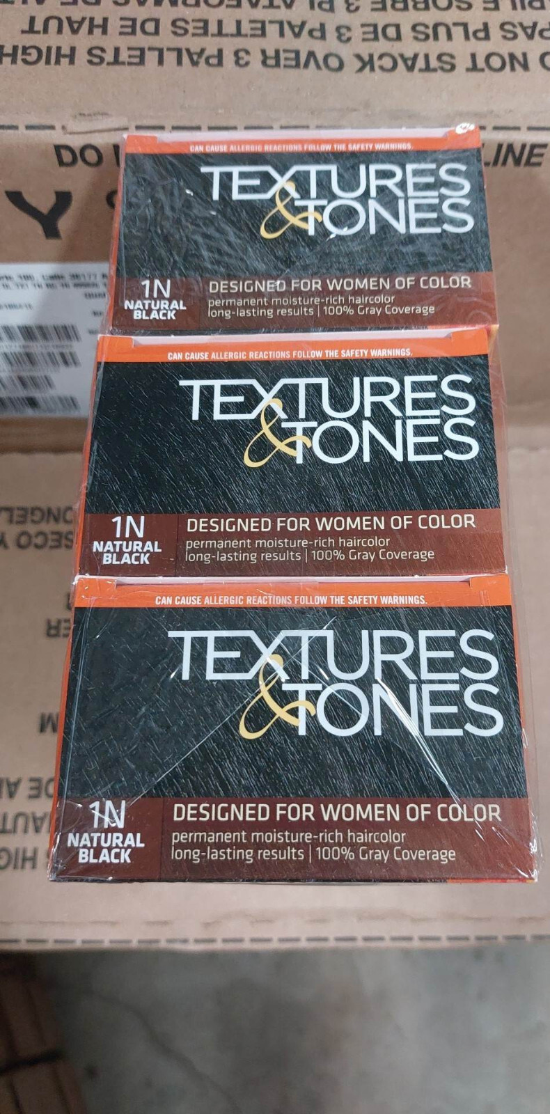 (3 Pack) Clairol Textures & Tones Permanent Hair Color Dye, Fade Resistant, 1 oz