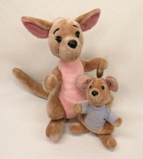 Vtg Disney Kanga and Roo Stuffed Plush