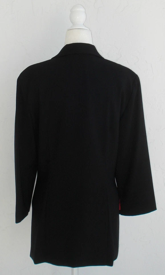 TRAJE PANTALÓN MUJER DONNA RICCO NEW YORK DOS PIEZAS NEGRO TALLA 10  Foto 4 de 4