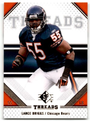 2009 SP Threads Lance Briggs Chicago Bears #59