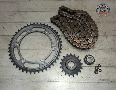 KIT CHAINE PER KAWASAKI 1100 ZRX de 1998 à 2000 - réf : 117 - Photo 1/4