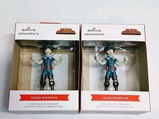 Hallmark Christmas Tree Ornament My Hero Academia Izuku Midoriya NEW Lot of 2..