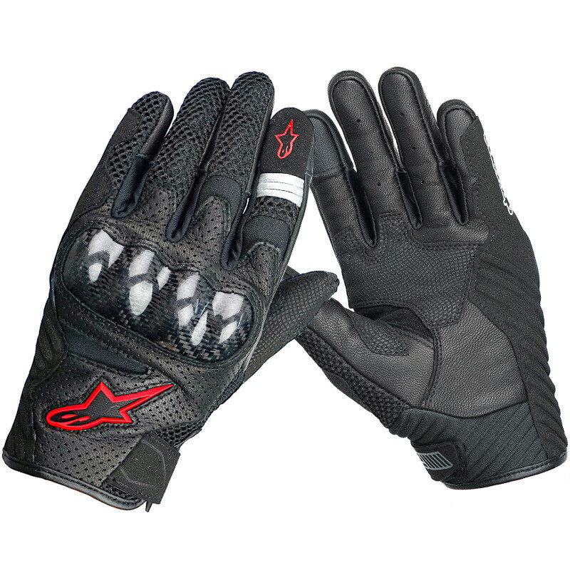 バイクウェア・装備 ALPINESTARS SMX-1 AIR CARBON size M Alpinestars Men SMX-1 AIR CARBON V2 Black Short SUMMER