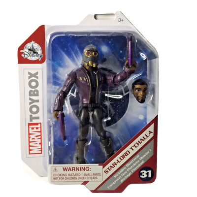 Disney Marvel Star-Lord T'Challa Action Figure 2021 Toybox Black Panther 31- New