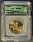 1995 S - 50C - U.S. Modern Commemorative - Xxvi Olympiad Basketball - Icg Ms69